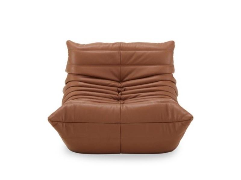 Leather bean bag | Togo by Ligne Roset