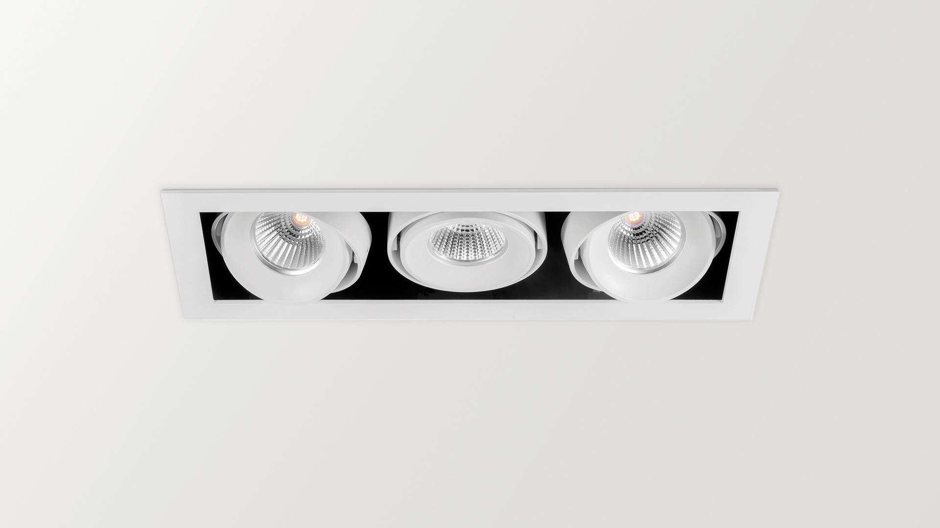 LED adjustable aluminium spotlight | Orbital Mini 3 by Arkoslight