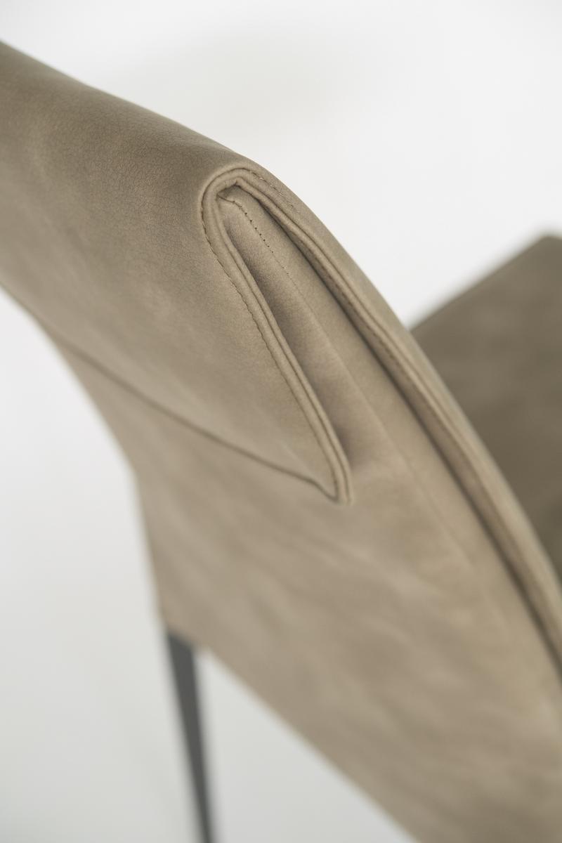 High-back Eco-leather chair | Mavi by Riflessi