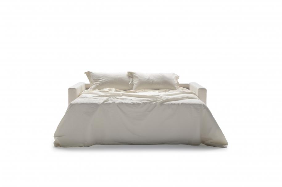 Fabric sofa bed with removable cover | Gary by Flexform