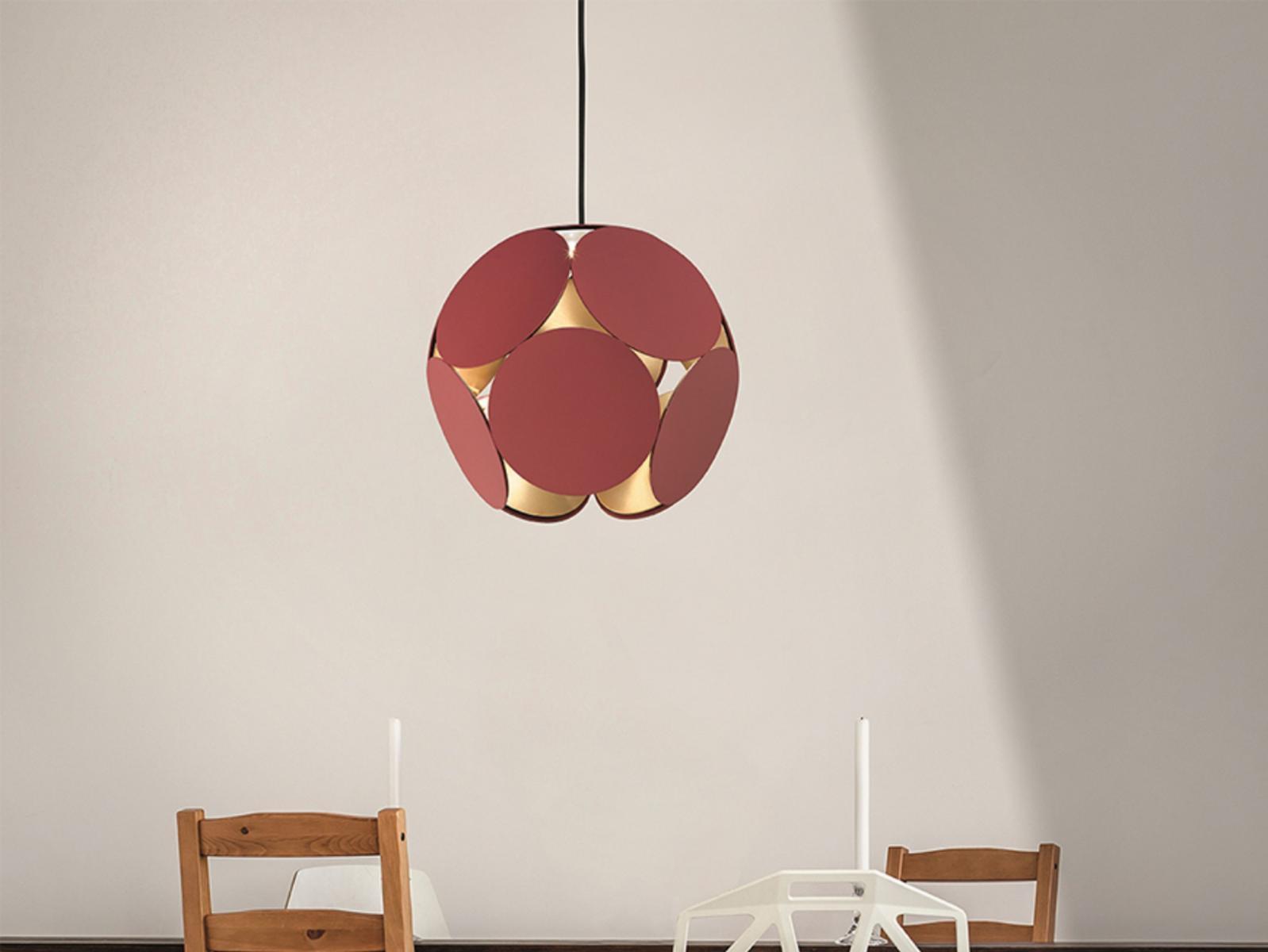 LED painted metal pendant lamp | Timeo S1 35 by Masiero