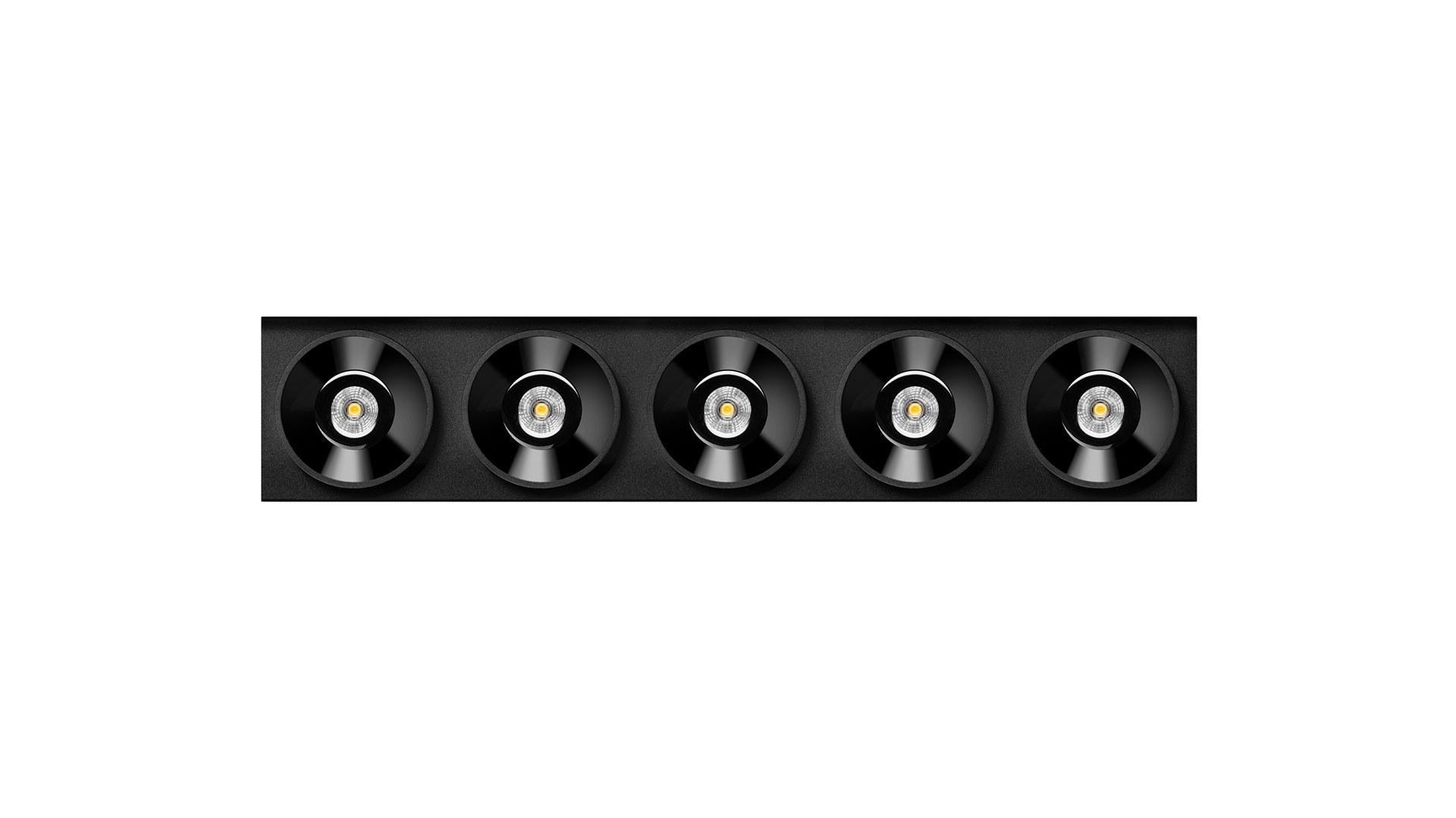 Aluminium linear lighting profile for LED modules | Black Foster Custom by Arkoslight