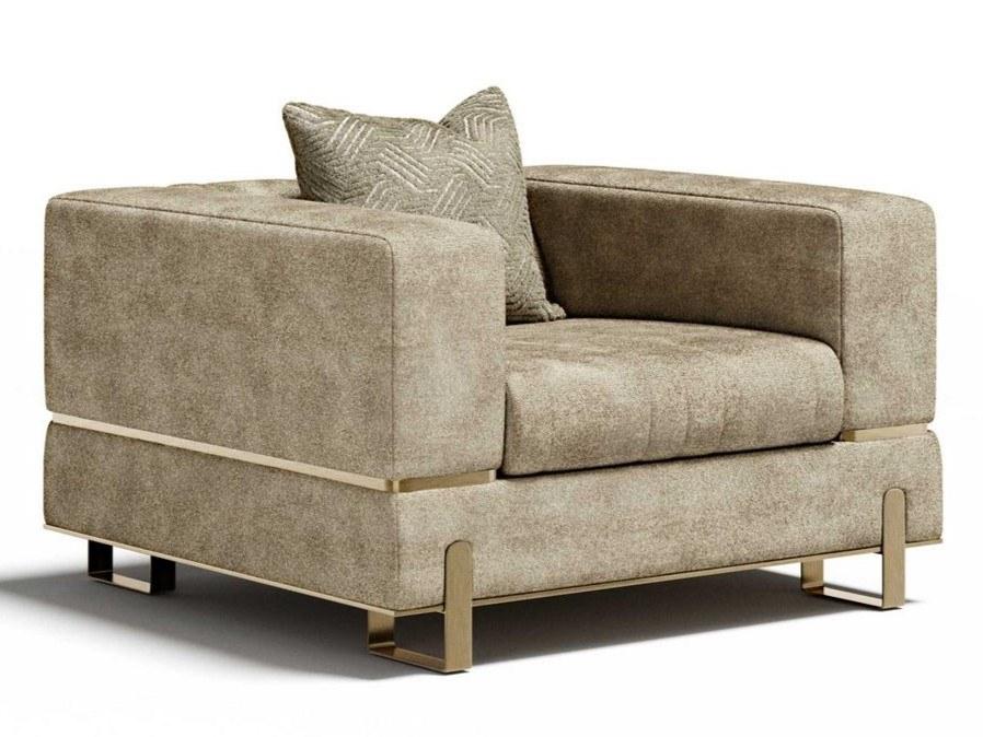 Fabric armchair with armrests | Grand by Capital Collection