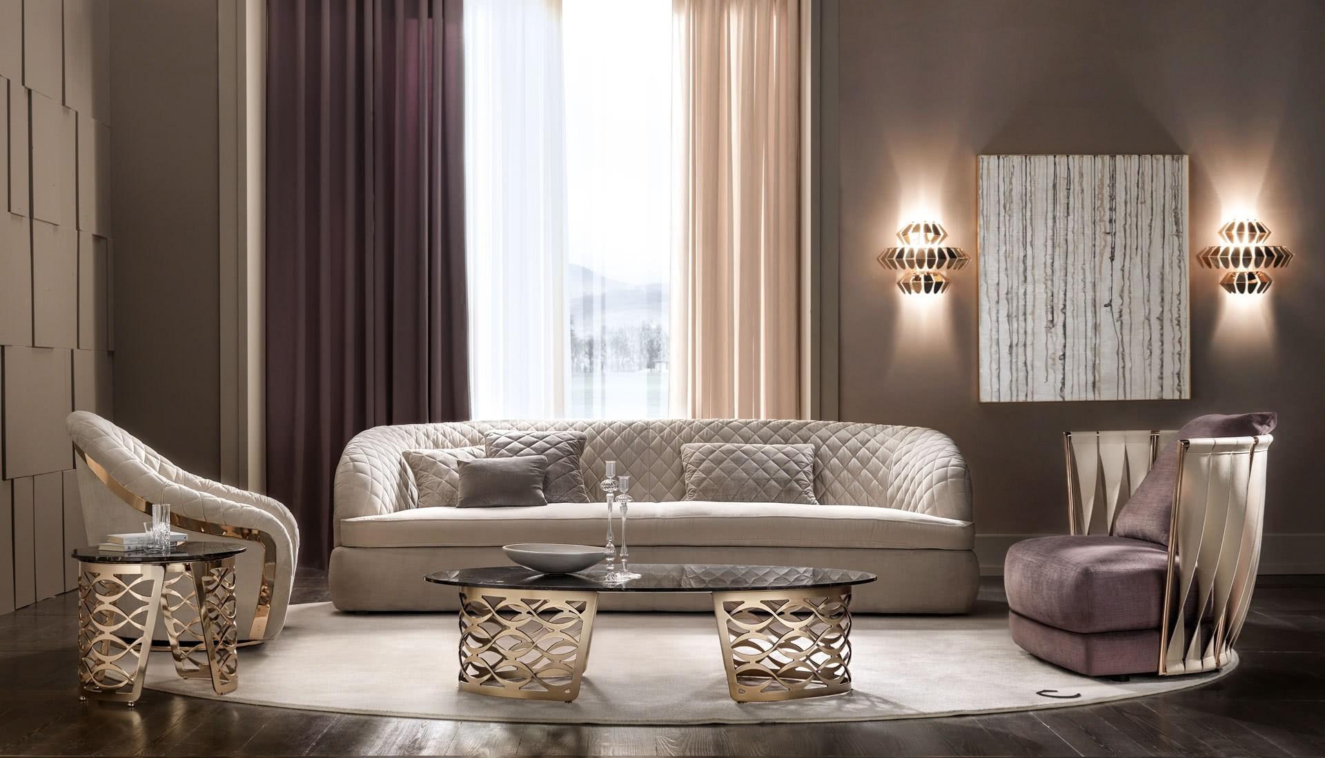 Velvet armchair | Twist by Cantori