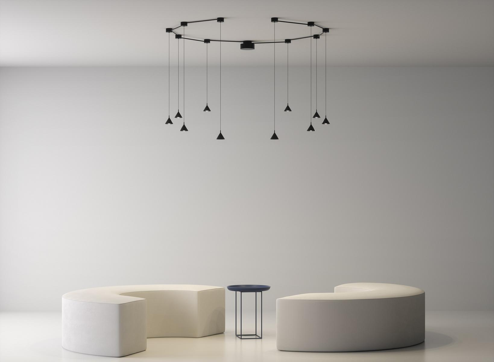LED modular ceiling lamp | Pivot by Axolight