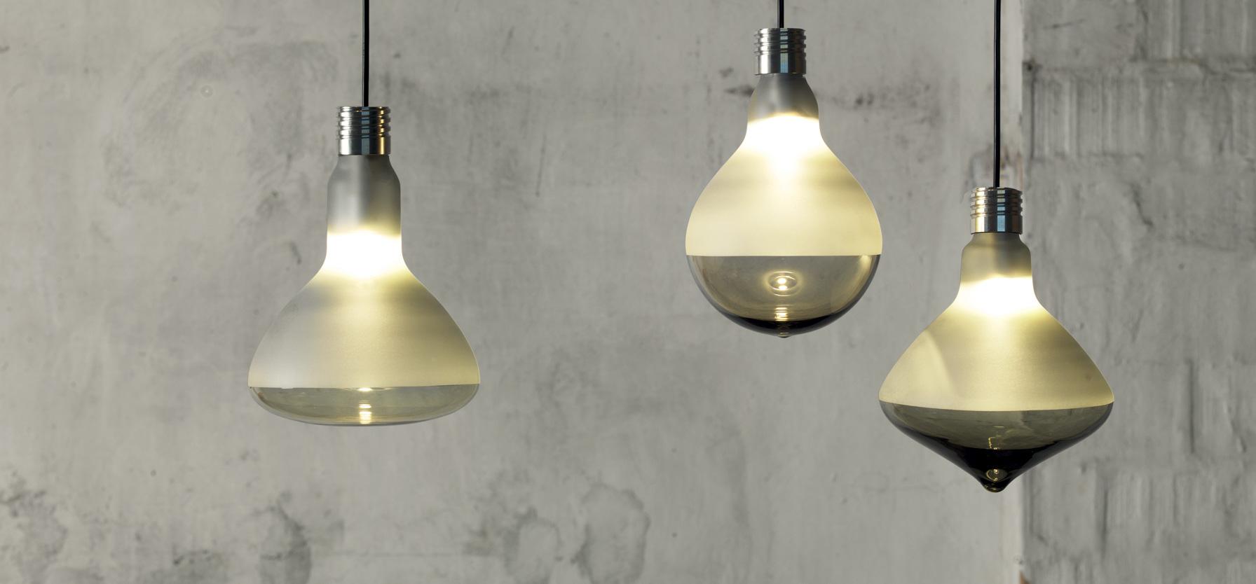 Direct light satin glass pendant lamp | Makeup by Karman