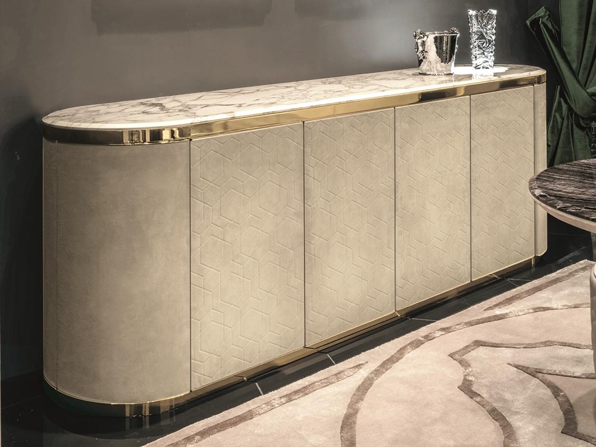 Metal sideboard with doors | Gordon by Longhi