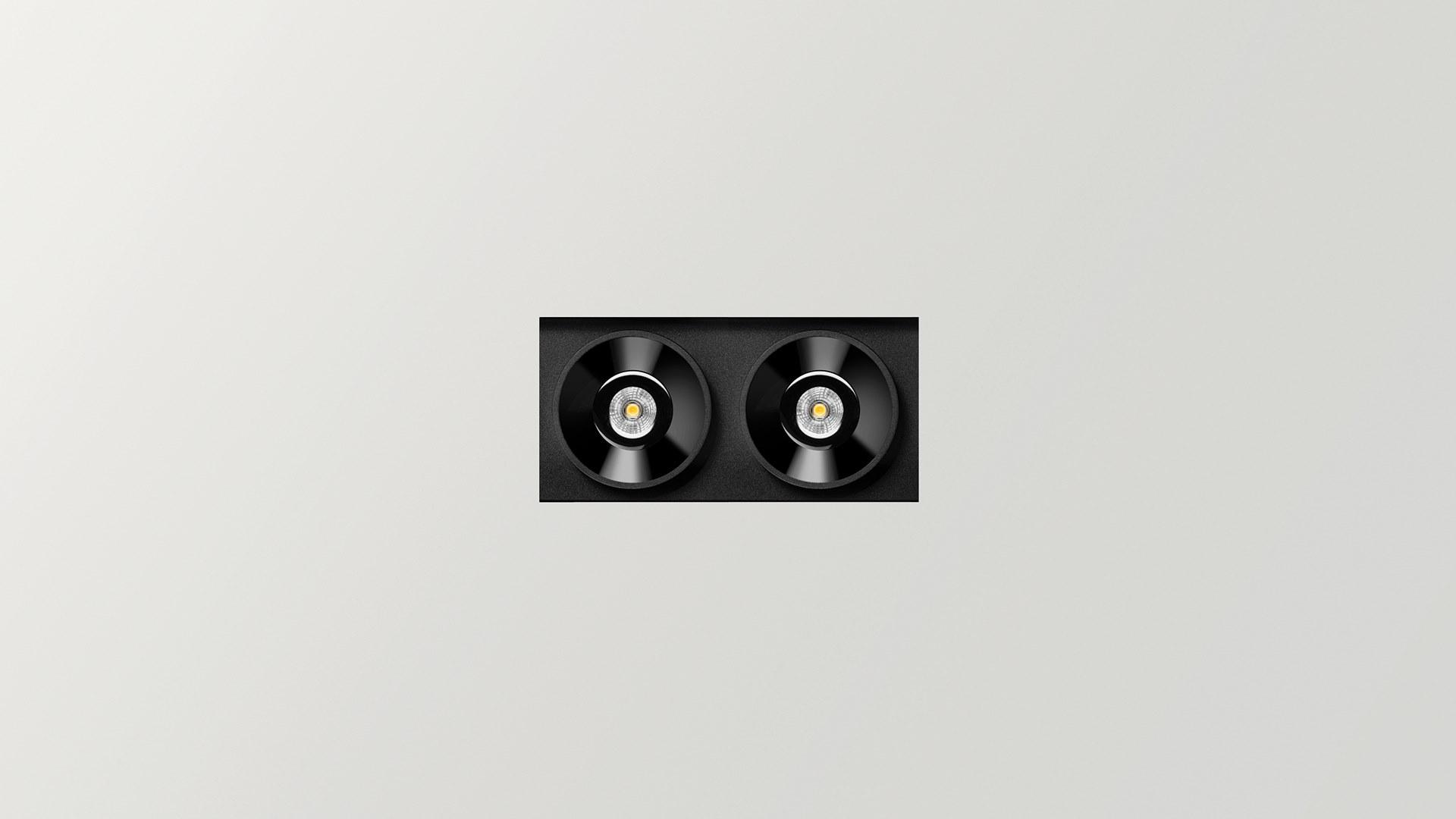 Aluminium linear lighting profile for LED modules | Black Foster Custom by Arkoslight