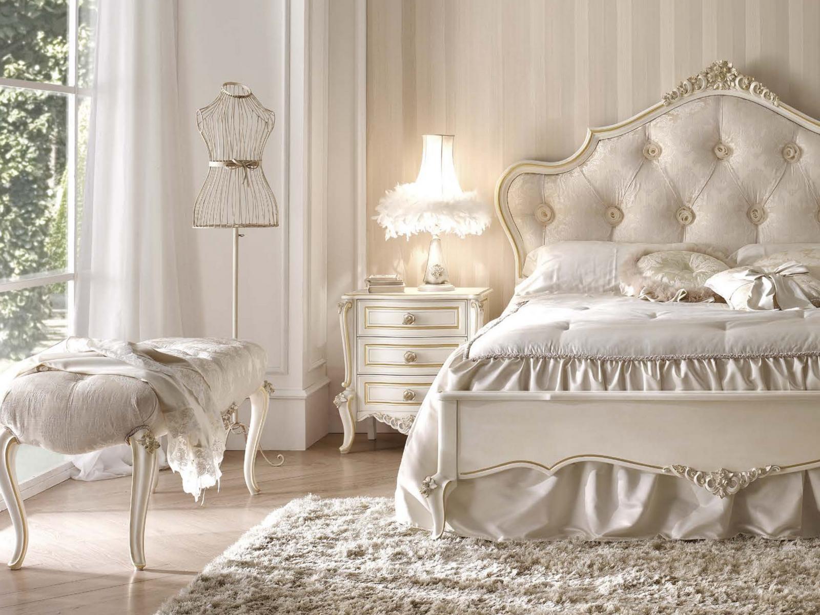 Upholstered fabric bench | Michelangelo by Volpi