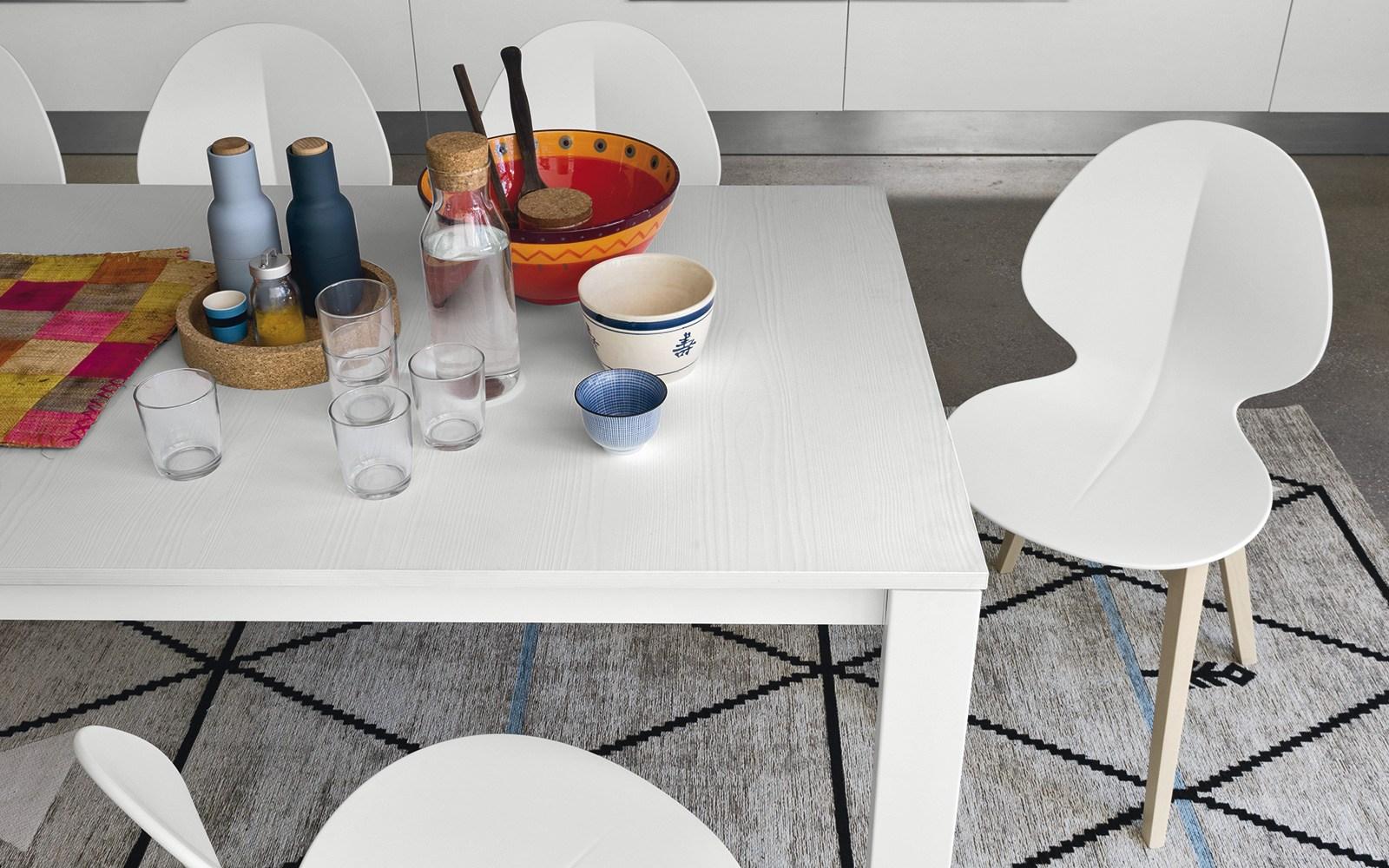 Extending rectangular dining table | Duca by Calligaris