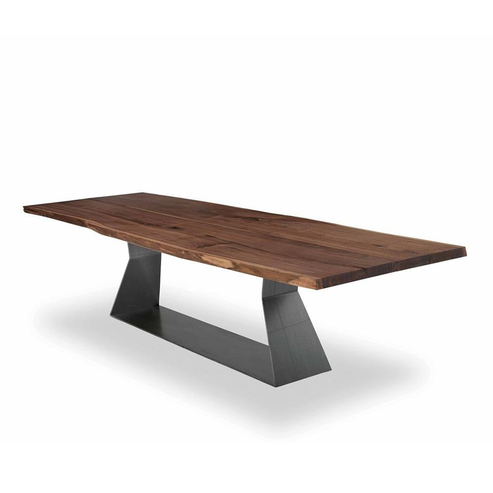 Rectangular veneer table | Bedrock by Riva 1920