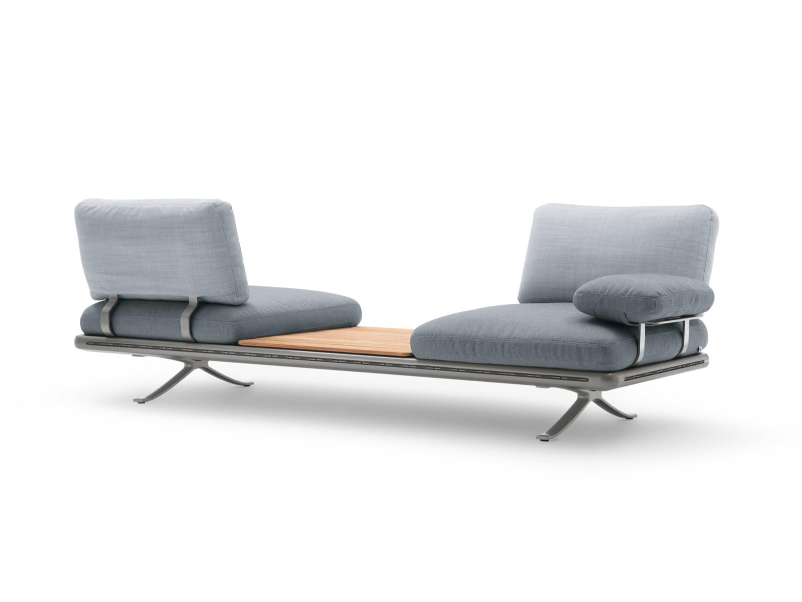 Sectional polyester garden sofa | 219 Yoko by Rolf Benz