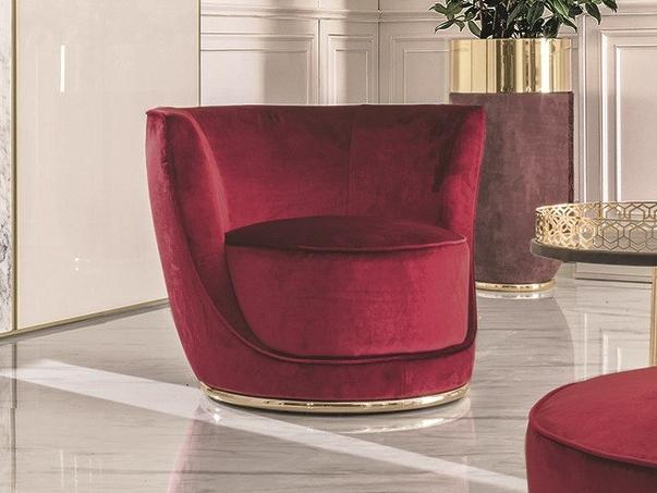 Fabric armchair | Laurent by Longhi