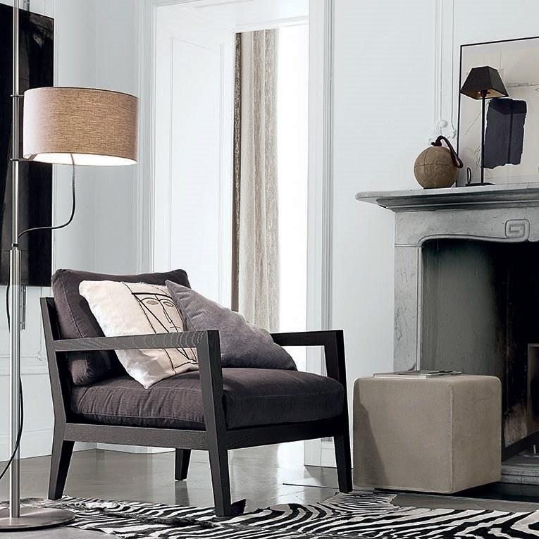 Upholstered fabric pouf | Play by Poliform