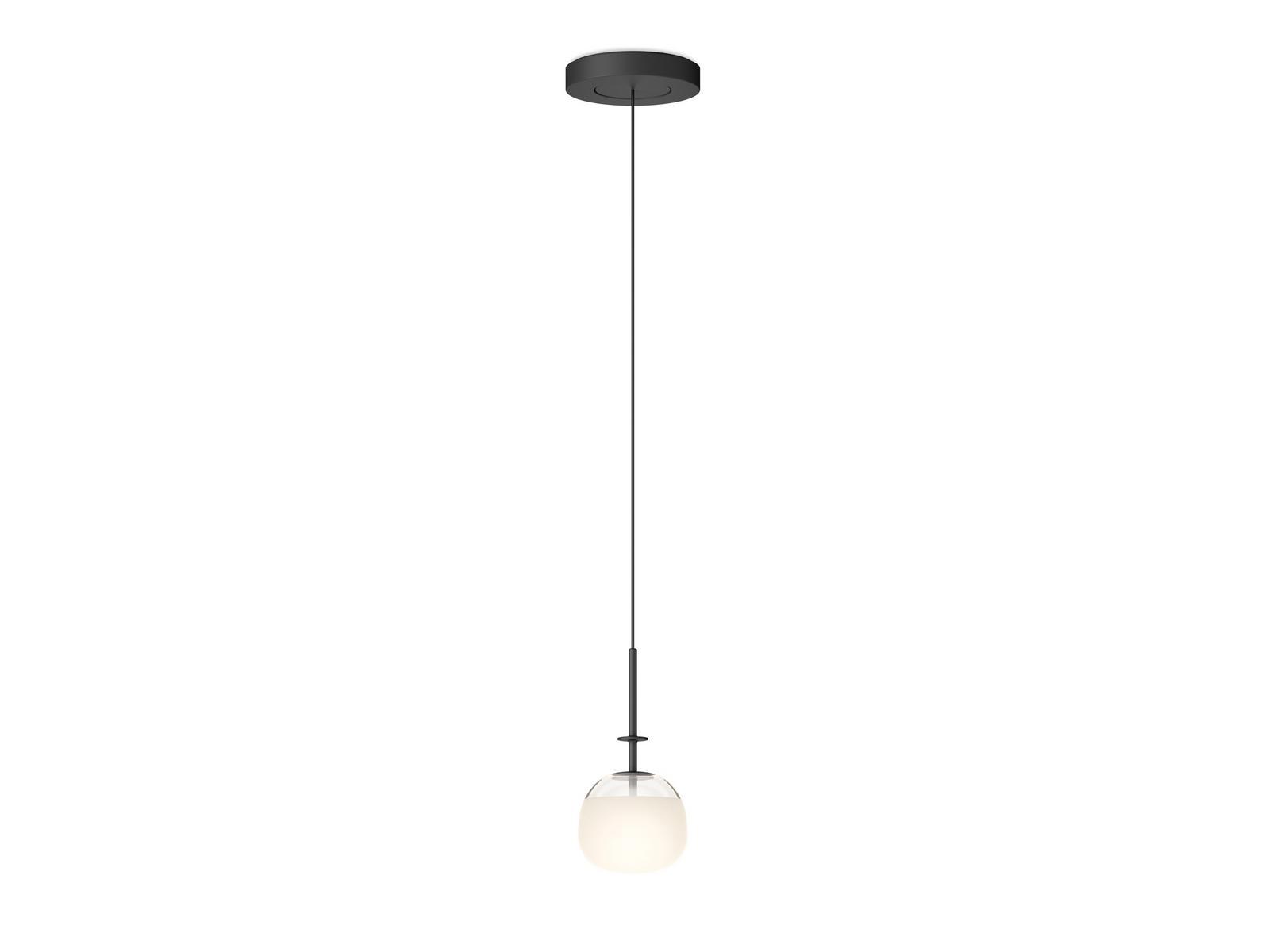 LED direct light glass and steel pendant lamp | Tempo 5772_5778 by Vibia