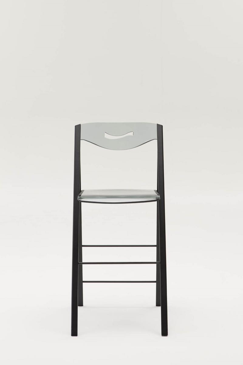 High folding Vitrex stool | Ripiego by Ozzio Italia