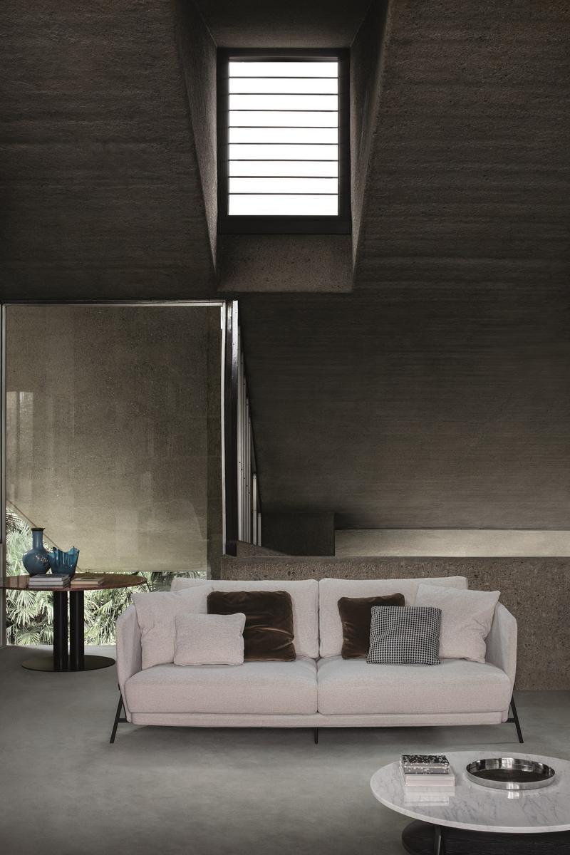 2 seater fabric sofa | Deep Cradle by Arflex