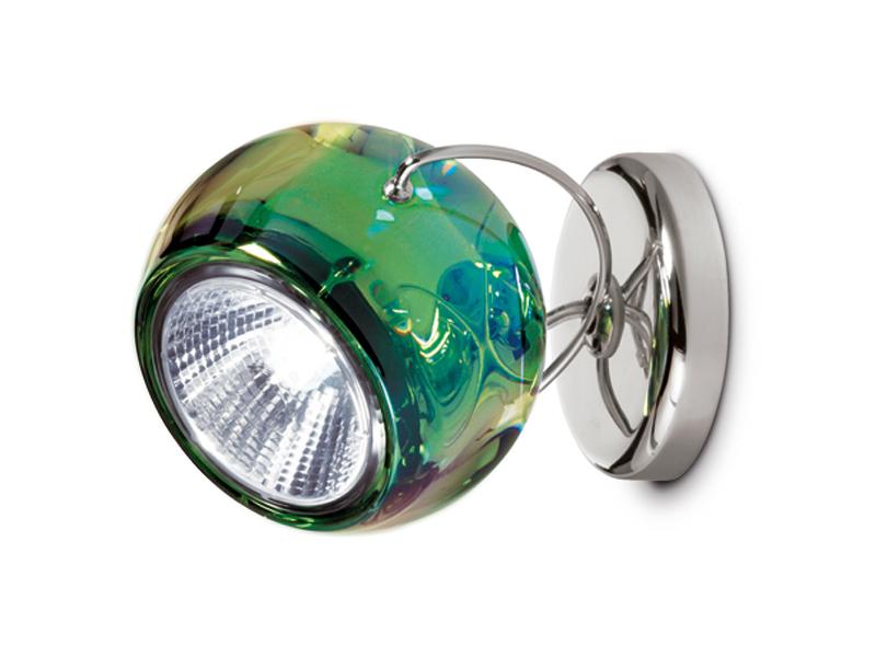 Adjustable crystal spotlight | Beluga Colour by Fabbian