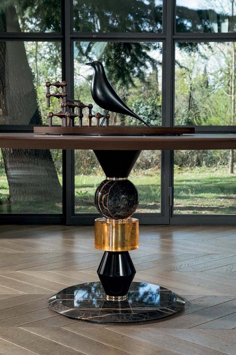 Round wooden table | Pandora by Tonin Casa