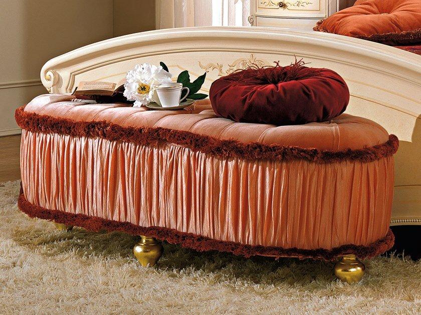 Upholstered fabric bench | Reggenza by Barnini Oseo