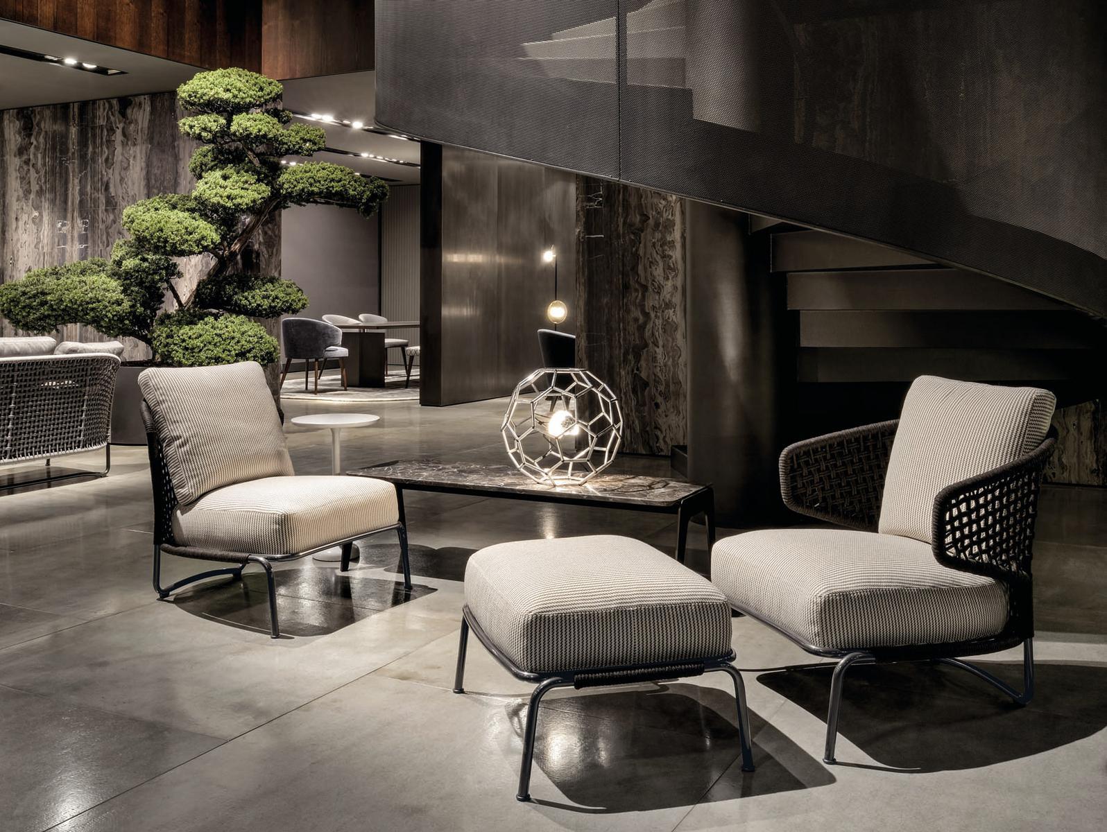 Outdoor armchair | Aston Cord Outdoor by Minotti