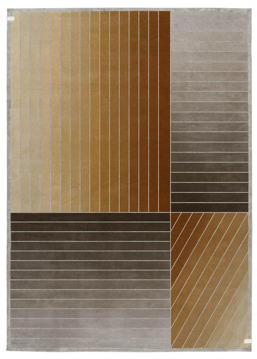 Handmade rug with geometric shapes | Madison by Turri
