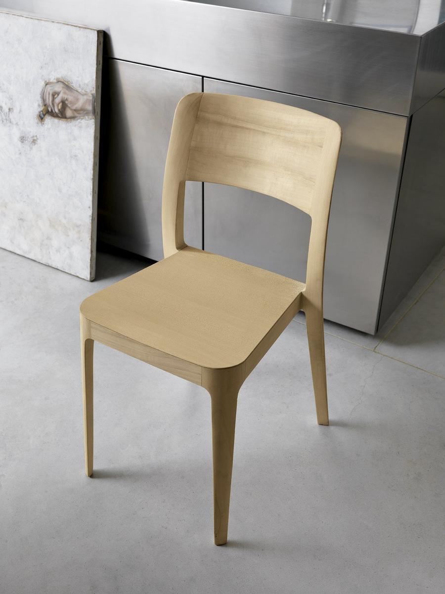Stackable wooden chair | Nenè Lg by Midj