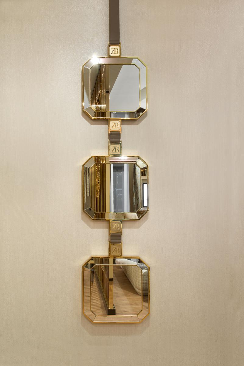 Framed wall-mounted mirror | Artemide by Bruno Zampa