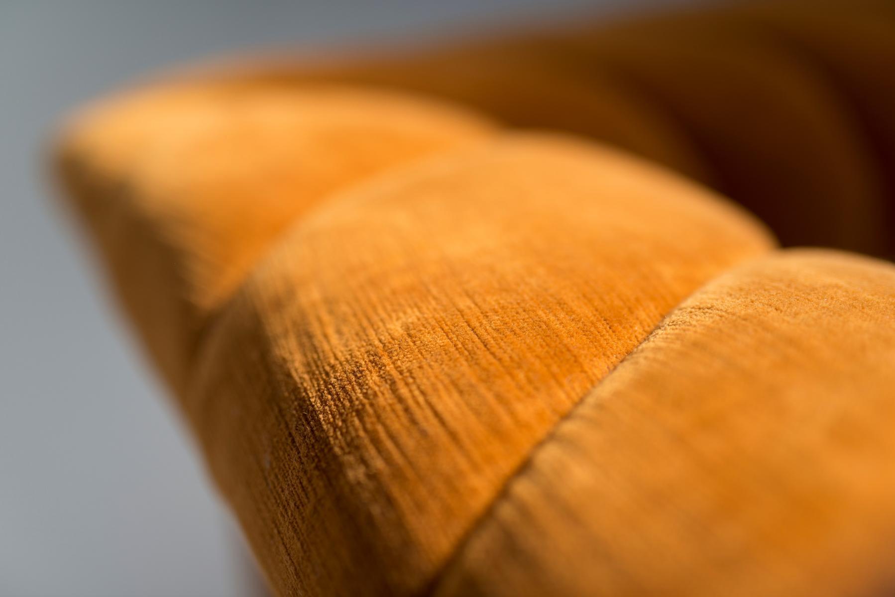 3 seater fabric and leather sofa | Fedro by Mantellassi 1926