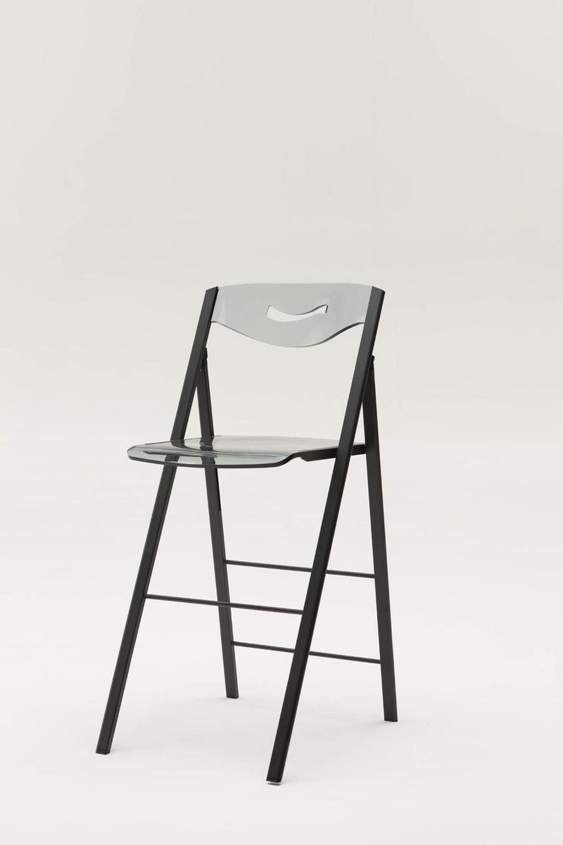 High folding Vitrex stool | Ripiego by Ozzio Italia