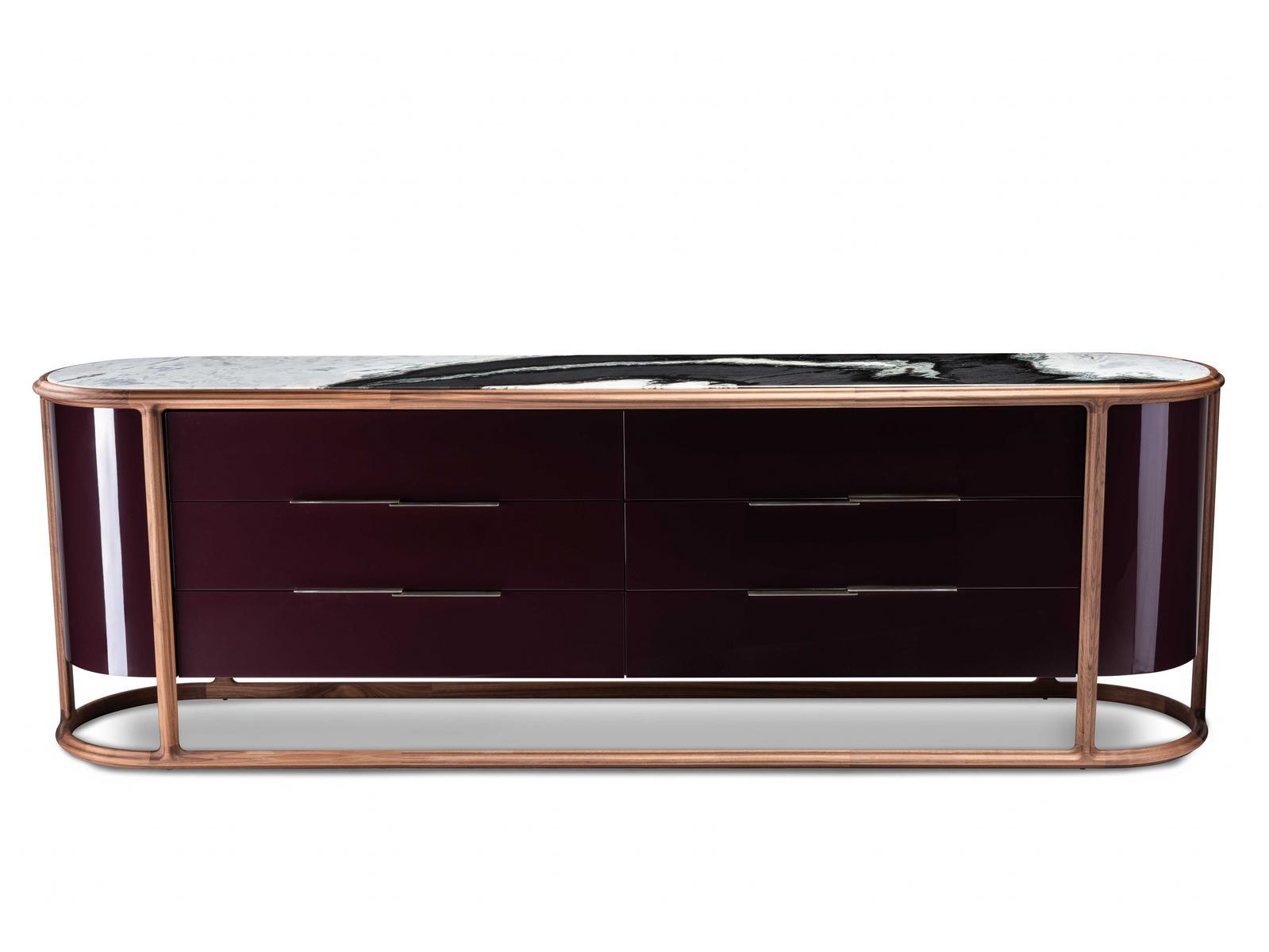 Solid wood sideboard with doors | King's Cross by Visionnair