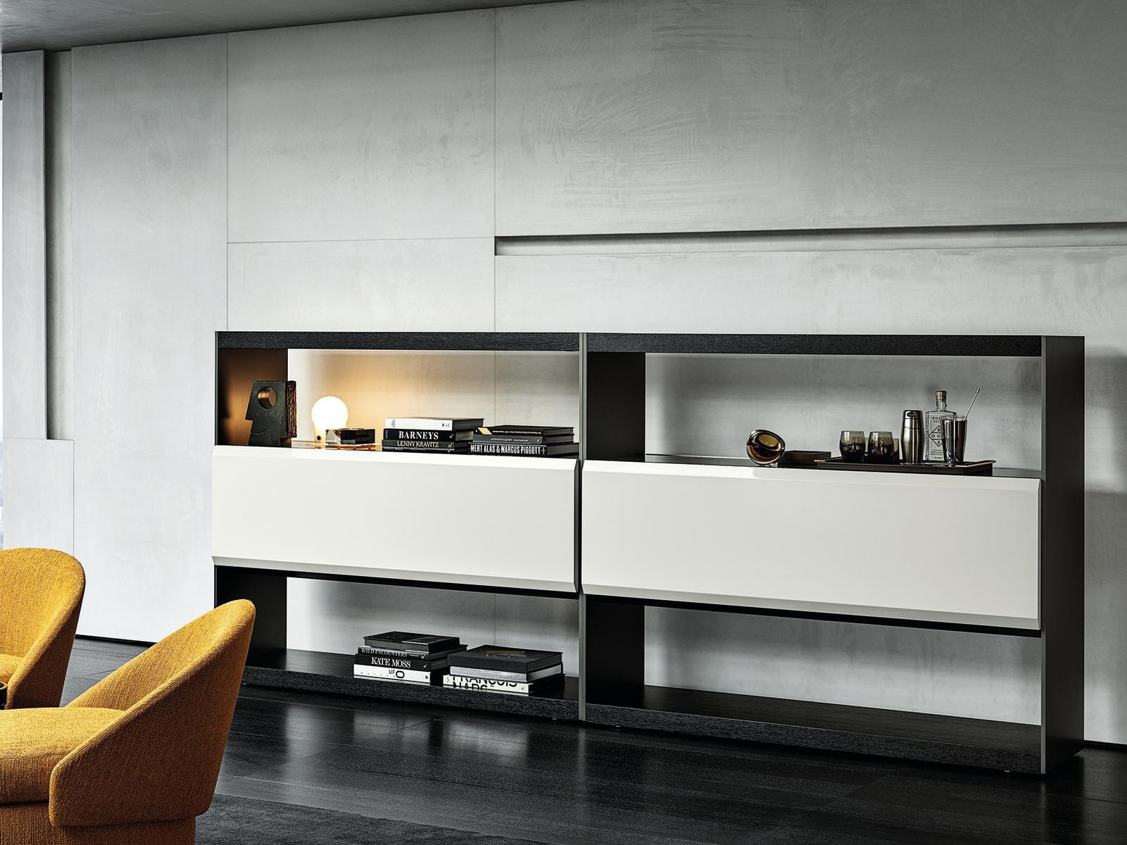 Highboard with flap doors | Carson Dine by Minotti