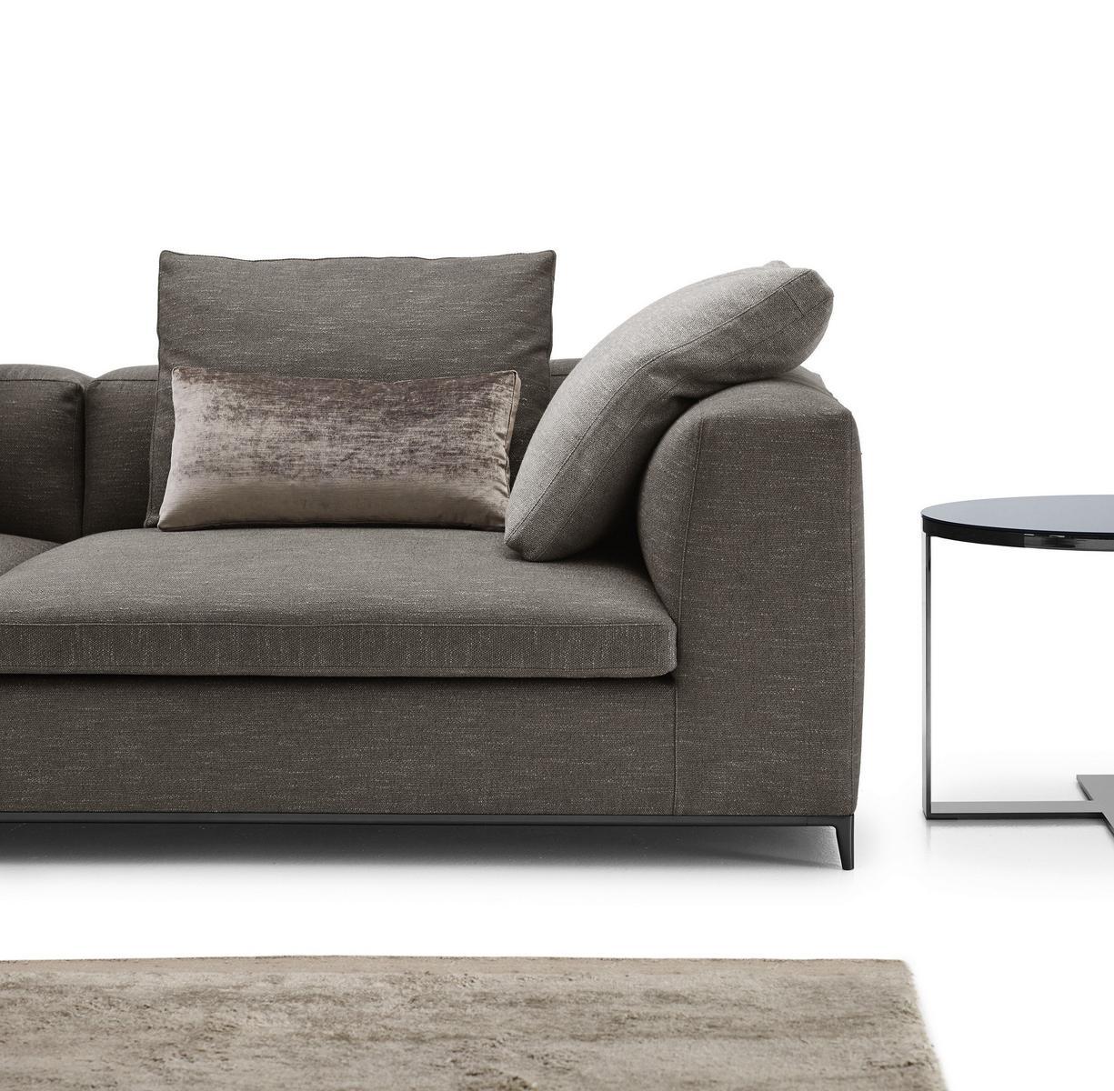 Corner sectional fabric sofa | Michel Club by B&B Italia