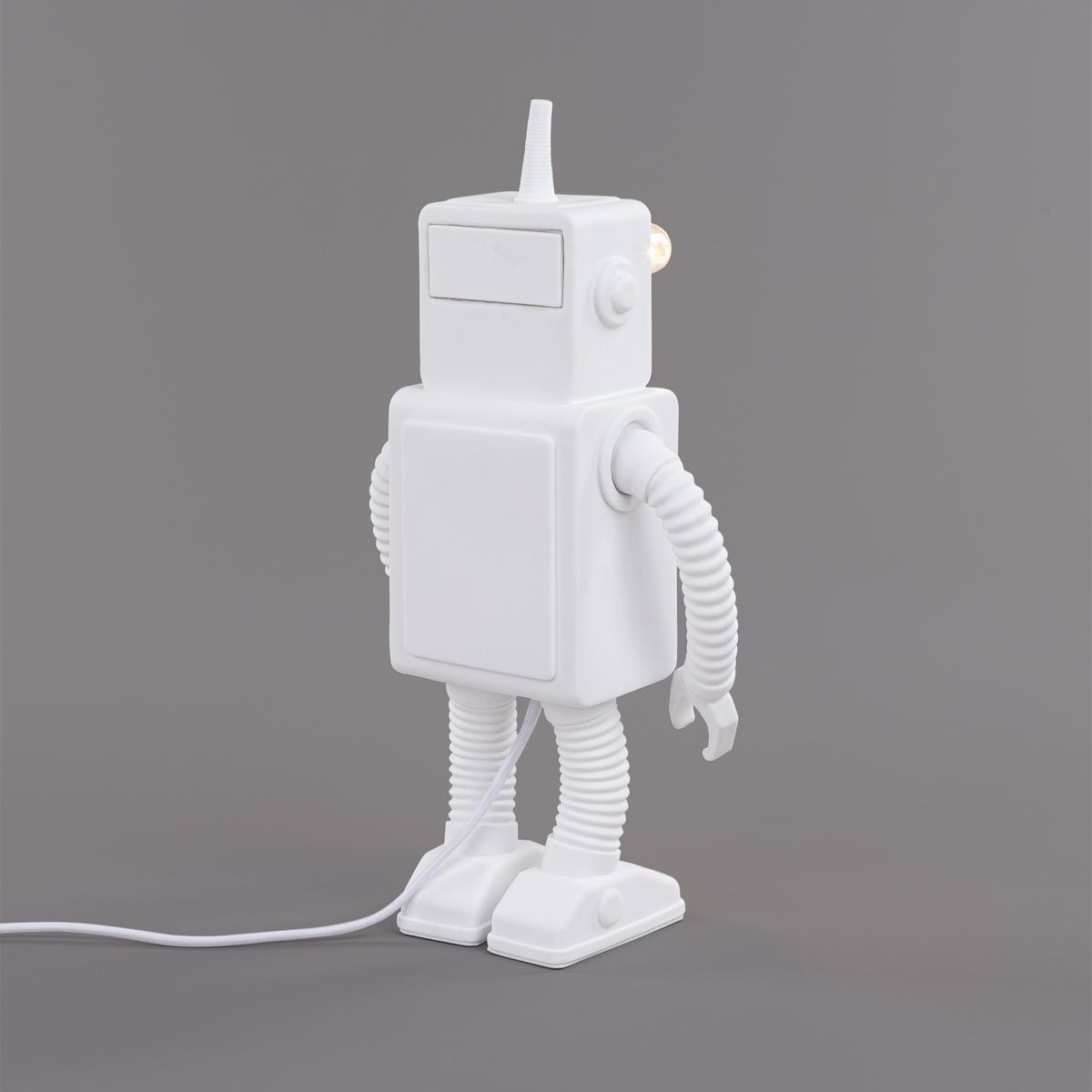 LED porcelain table lamp | Robot by Seletti