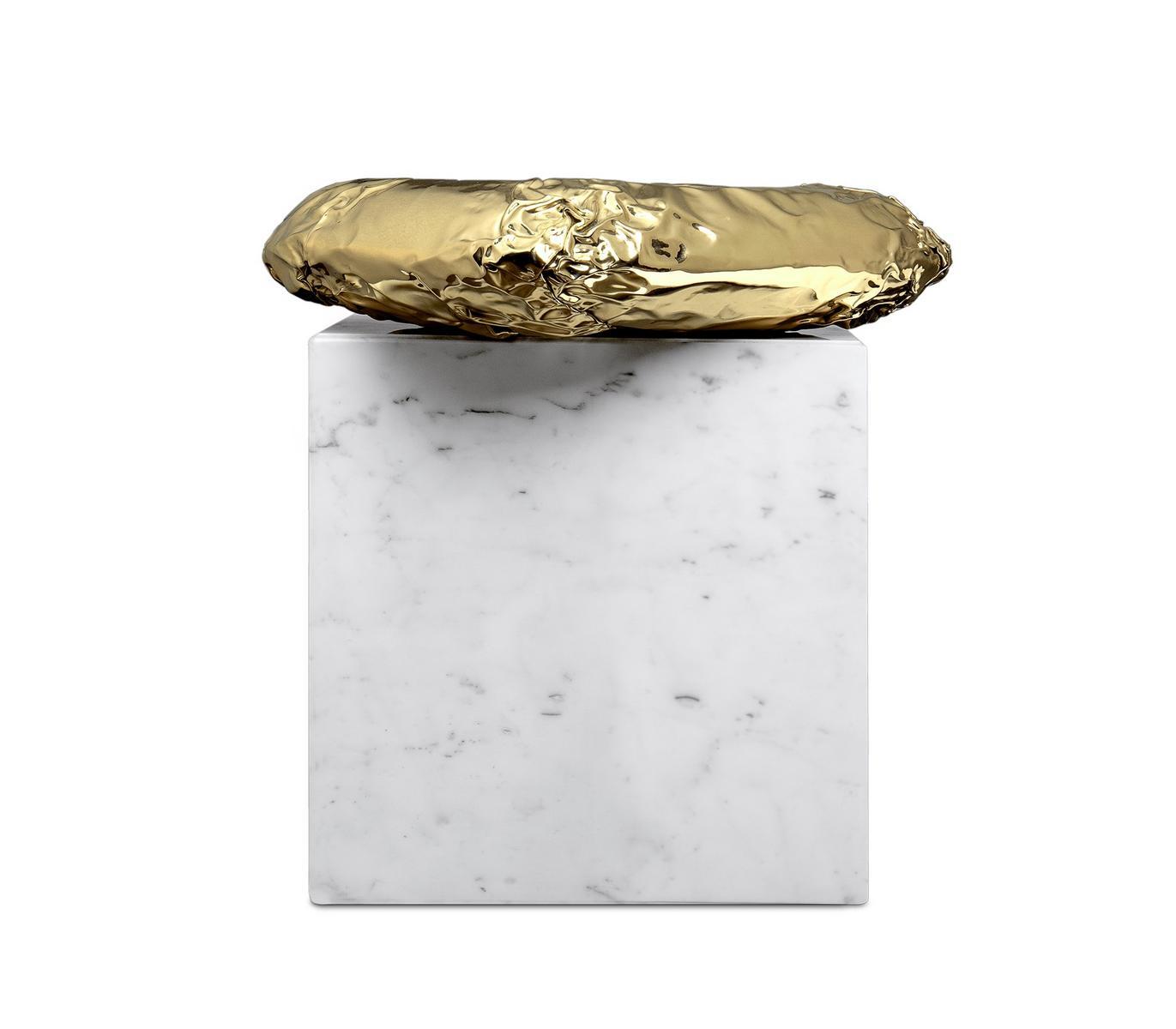 Square Carrara marble coffee table | Stonehenge Carrara by Boca Do Lobo
