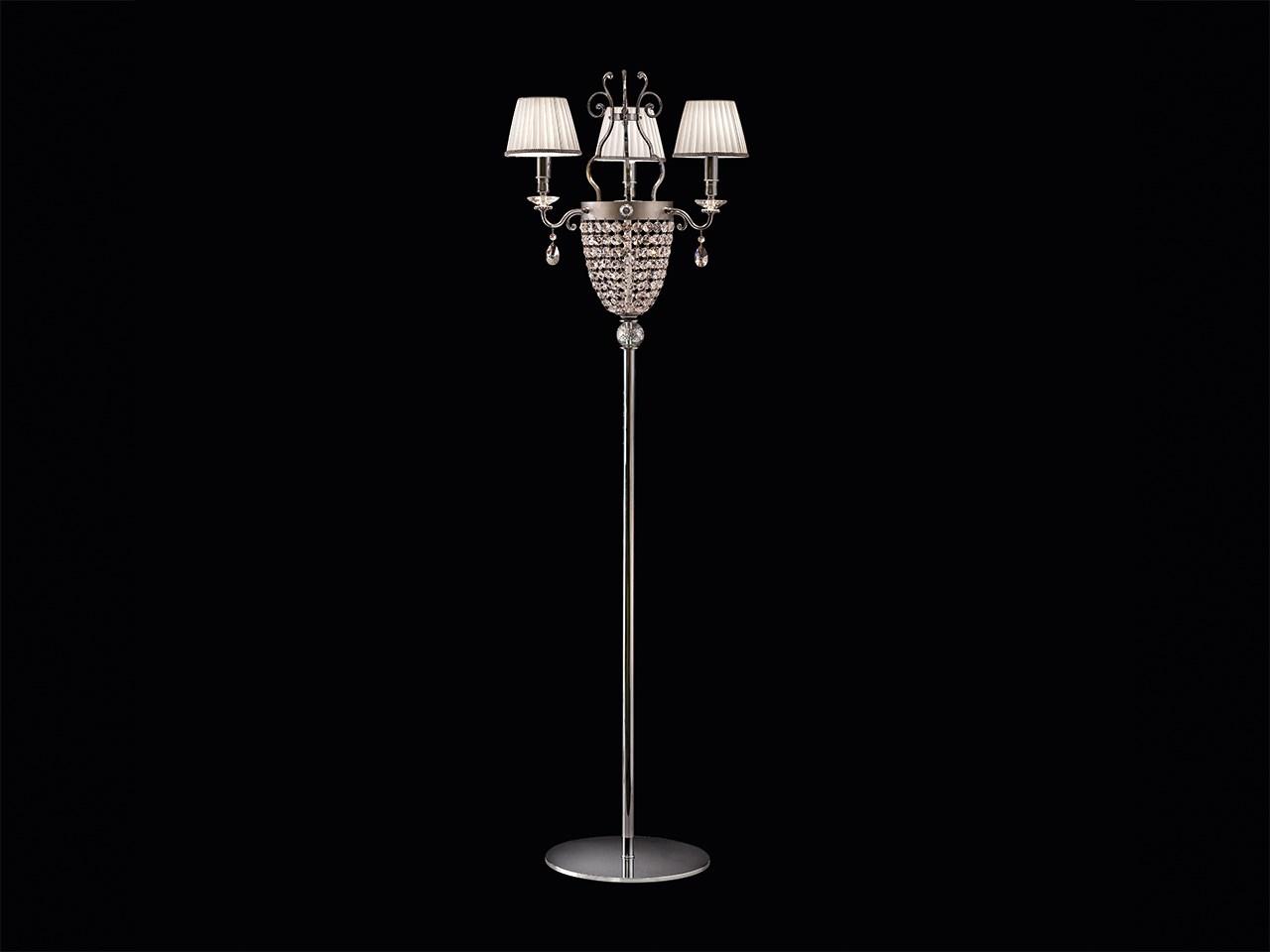 Crystal floor lamp | Elegantia Stl3 by Masiero