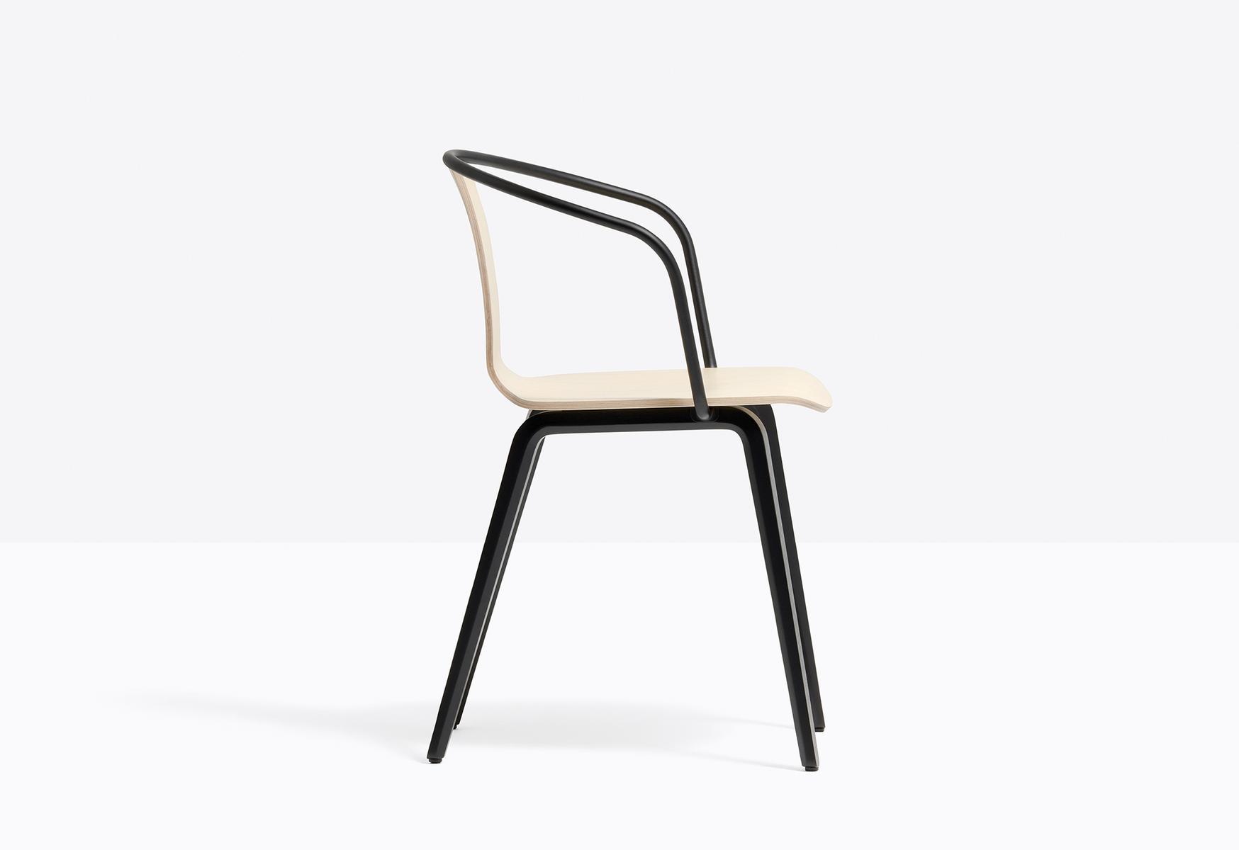 Multi-layer wood chair with armrests | Jamaica 2915 by Pedrali