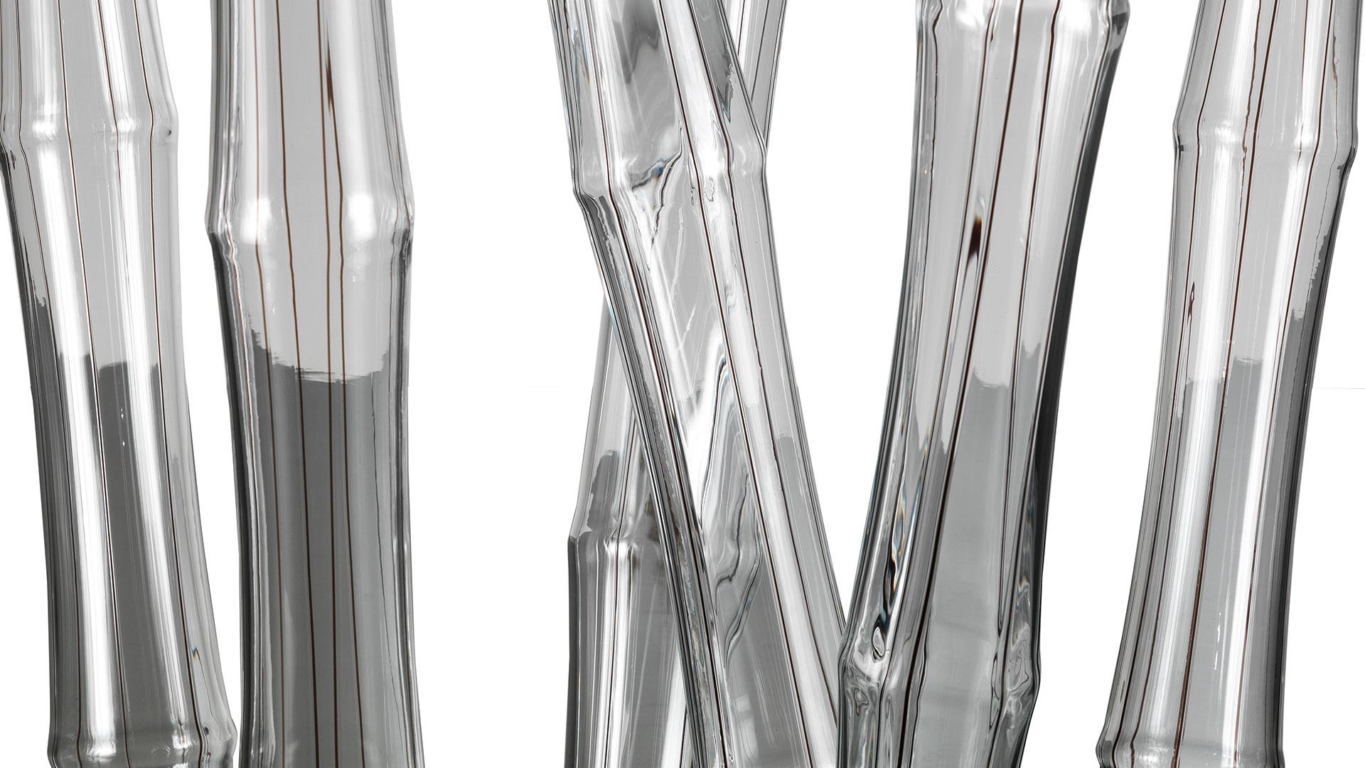 Oval wooden dining table | Bamboo by Reflex