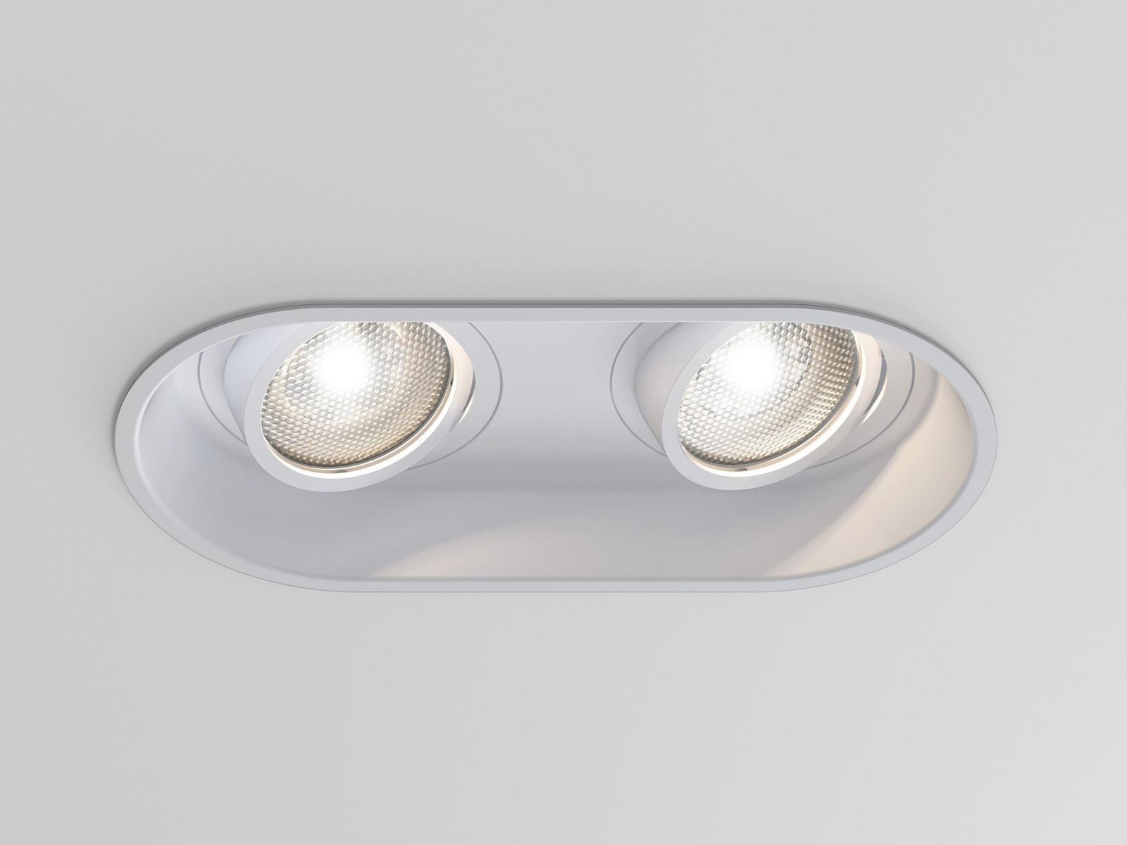 LED multiple adjustable steel spotlight | Minima Round Twin by Astro lighting