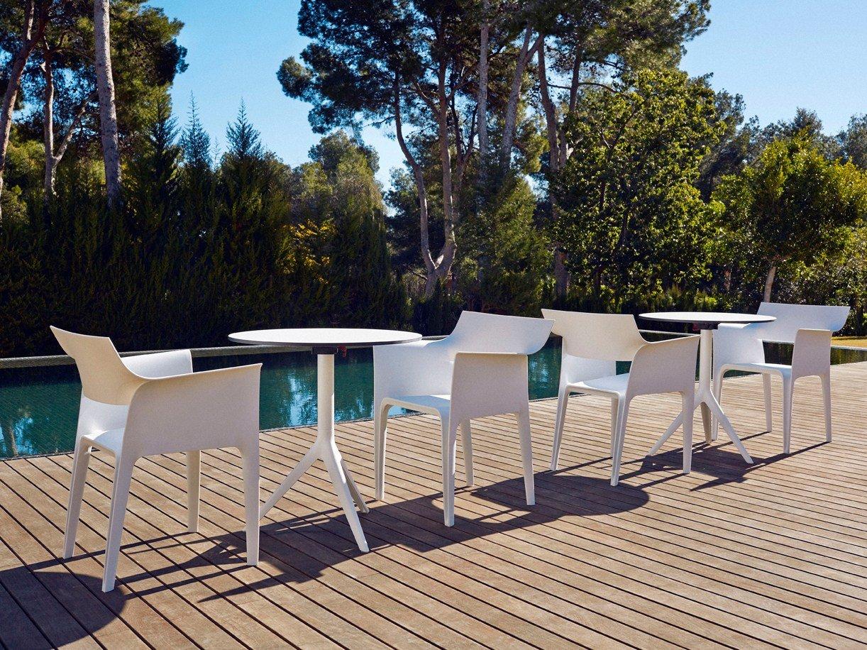 Garden chair with armrests | Pedrera by Vondom