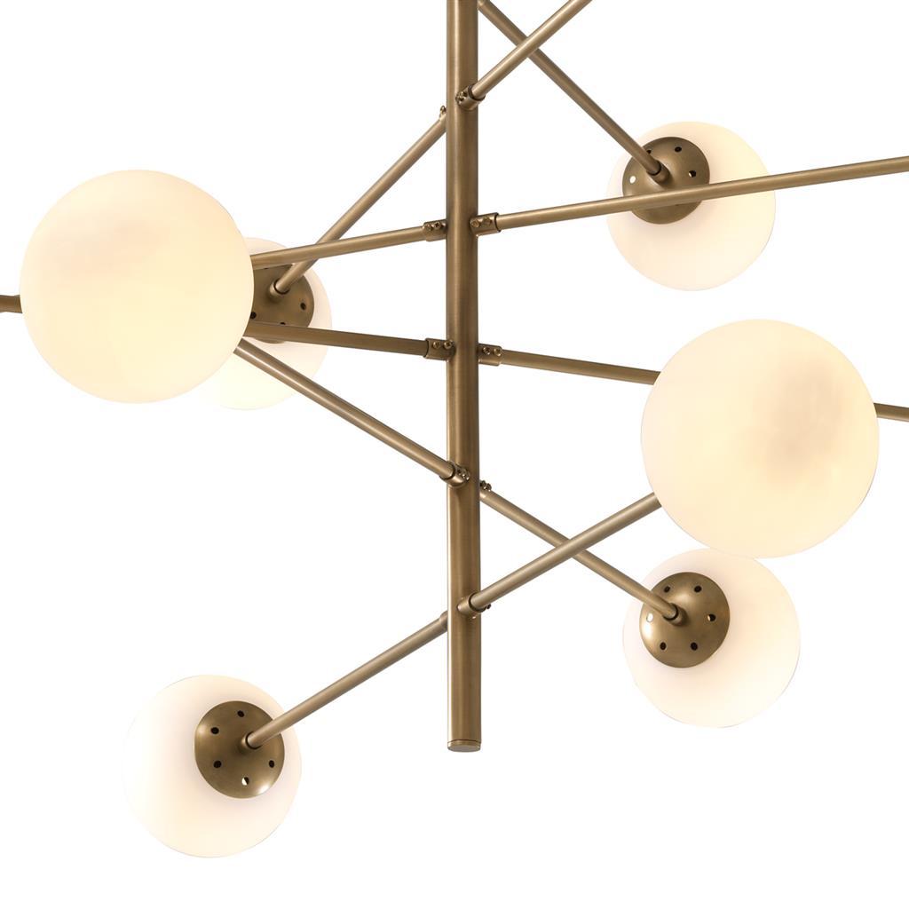 Metal pendant lamp | Tortora by Eichholtz