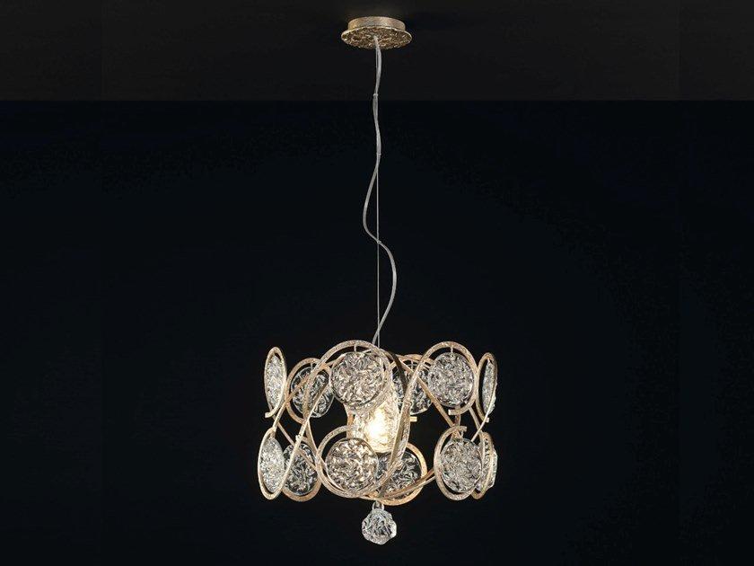 Handmade bronze pendant lamp | Lines Ct3282/1 by Serip