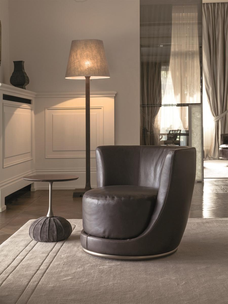 Fabric armchair | Laurent by Longhi