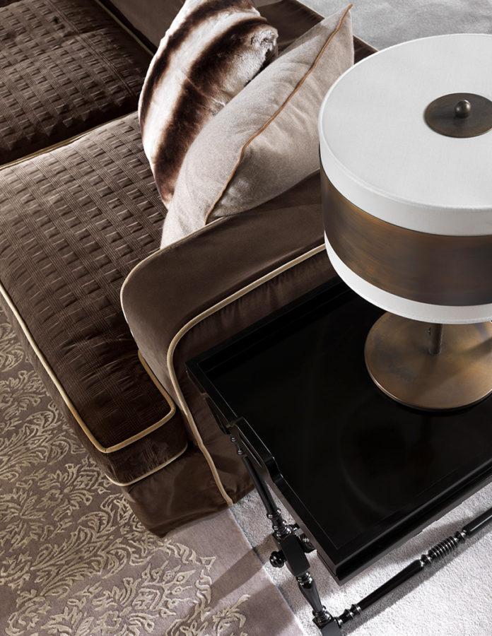 Direct light brass table lamp | Sally by Gianfranco Ferre Home