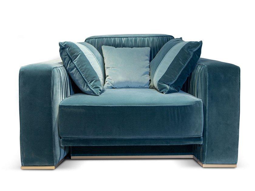 Fabric armchair | Herbin by Corte Zari