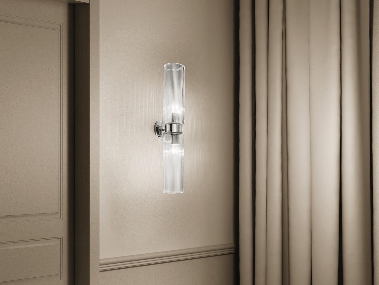 Glass wall lamp | Korinthos by Sylcom