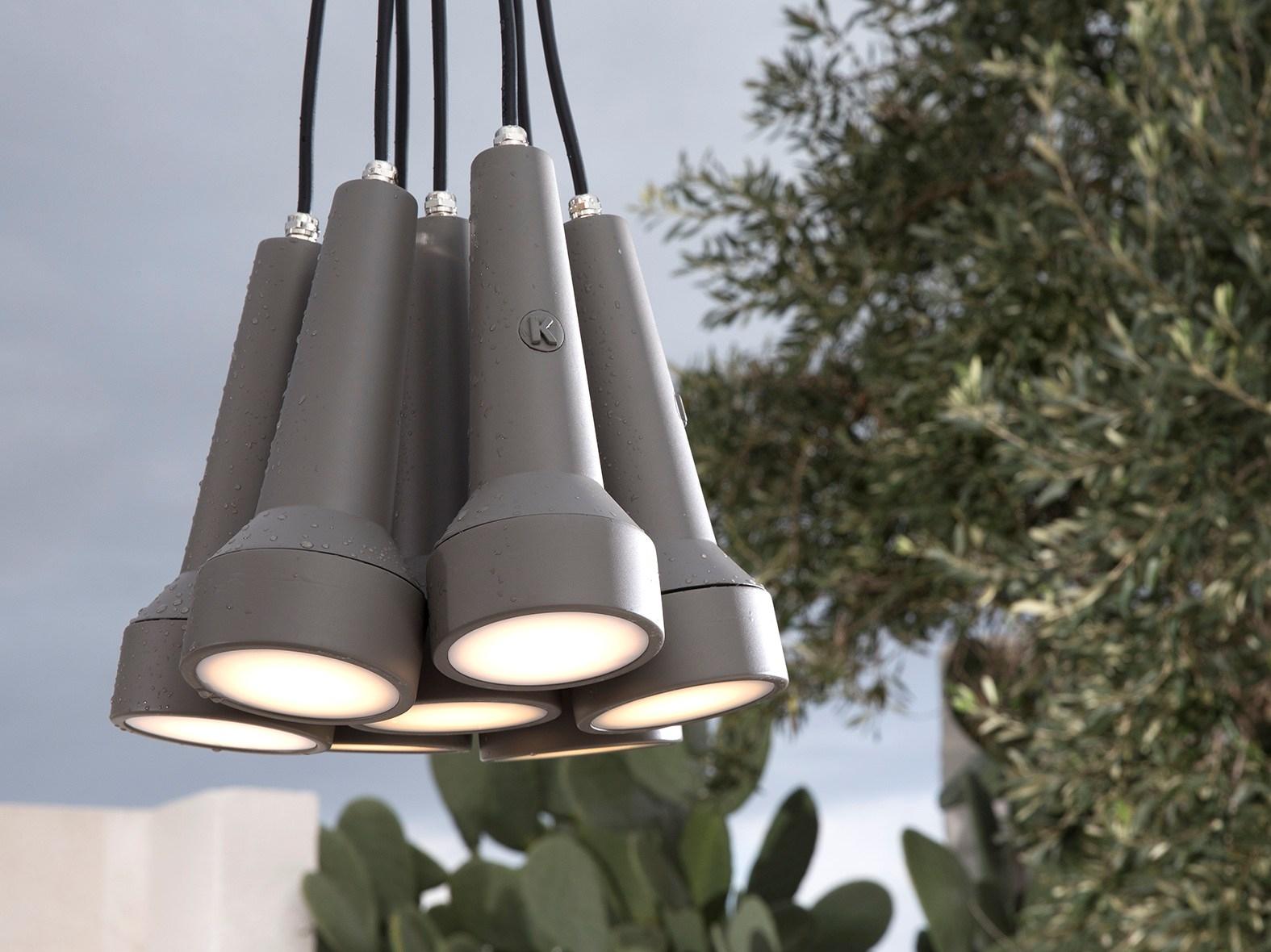 Direct light technopolymer pendant lamp | Torcia by Karman