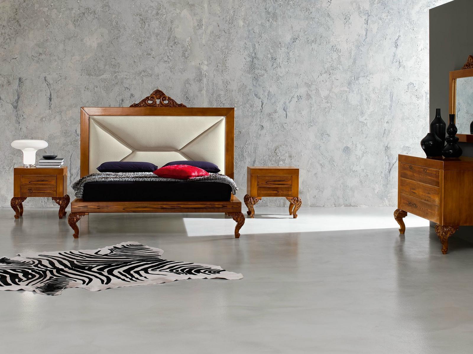 Wooden bedroom set | Minimal Baroque by Modenese Gastone