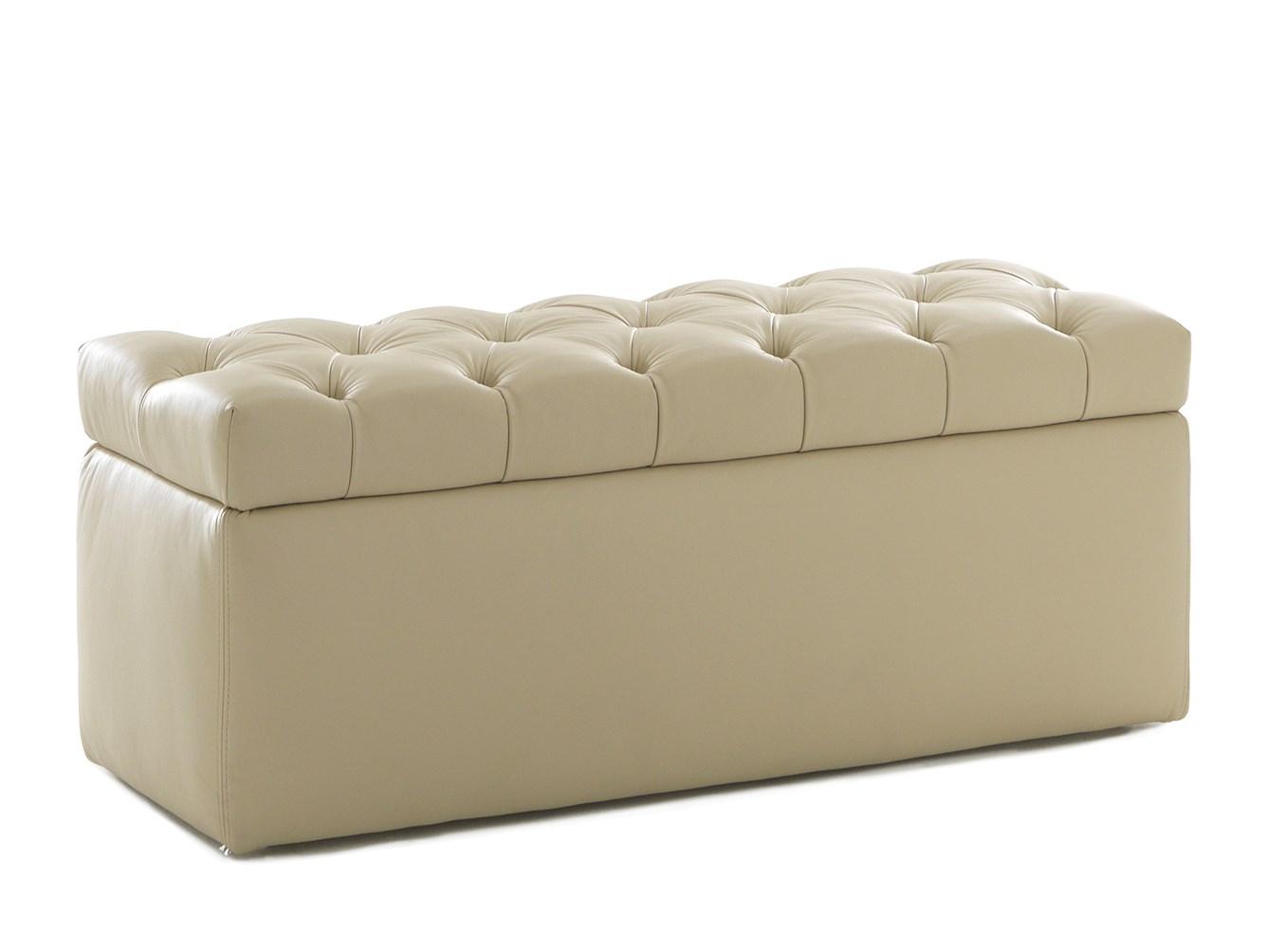 Tufted storage pouf | Rennes by Bolzan letti