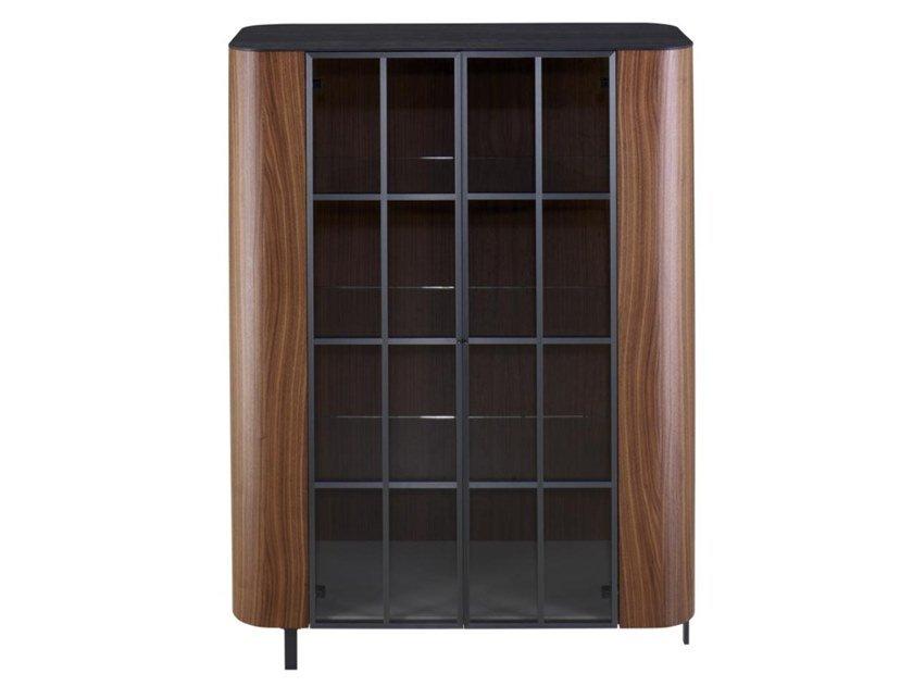 Wood and glass display cabinet | Postmoderne by Ligne Roset